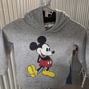 Disney Gray Hoodie with Mickey Mouse Design